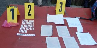 Localizan hojas con contactos telefónicos y celulares tras requisa en el Centro de Detención Preventiva de Cobán. Foto La Hora: MP