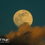 Representación de la luna llena. Foto La Hora: Evato