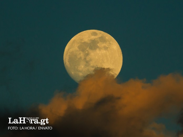 Representación de la luna llena de Esturión. Foto La Hora: Evato