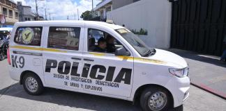 La PNC acudió tras el llamado de las autoridades del MP. Foto La Hora: Fabricio Alonzo