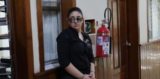 María Fernanda Bonilla solicitó por segunda vez aceptar cargos. Foto La Hora: Instituto de la Víctima
