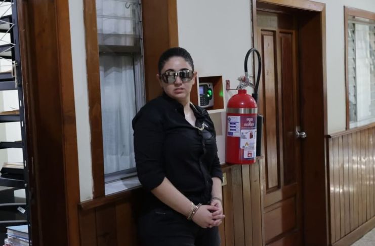 María Fernanda Bonilla solicitó por segunda vez aceptar cargos. Foto La Hora: Instituto de la Víctima