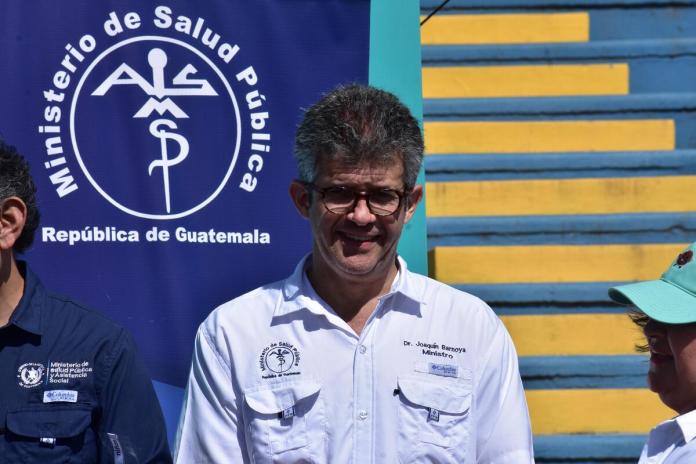 Ministro de Salud, Joaquín Barnoya Foto La Hora: Daniel Ramírez