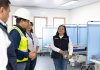 Instalación de la UCEE de módulos prefabricados para atención médica en Amatitlán