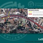 Cierre parcial por trabajos en paso a desnivel Don Justo, Santa Catarina Pinula. Foto La Hora: Municipalidad de Fraíjanes.
