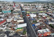 Reabren la Calle Martí tras trabajos de mantenimiento vial. Foto La Hora: X Ricardo Quiñonez.