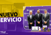Representantes de NeoNet presentando nuevo servicio