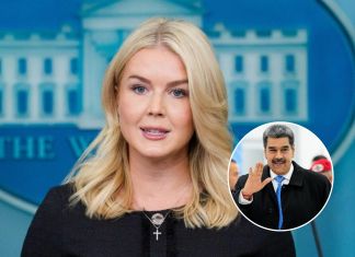 Karoline Leavitt y Maduro