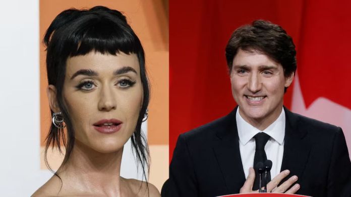 Katy Perry y Justin Trudeau