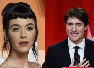 Katy Perry y Justin Trudeau