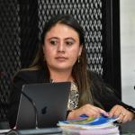 La fiscal de la FECI, Paola Pimentel, fue denunciada por el fiscal Rafael Curruchiche. Foto La Hora: Daniel Ramírez.