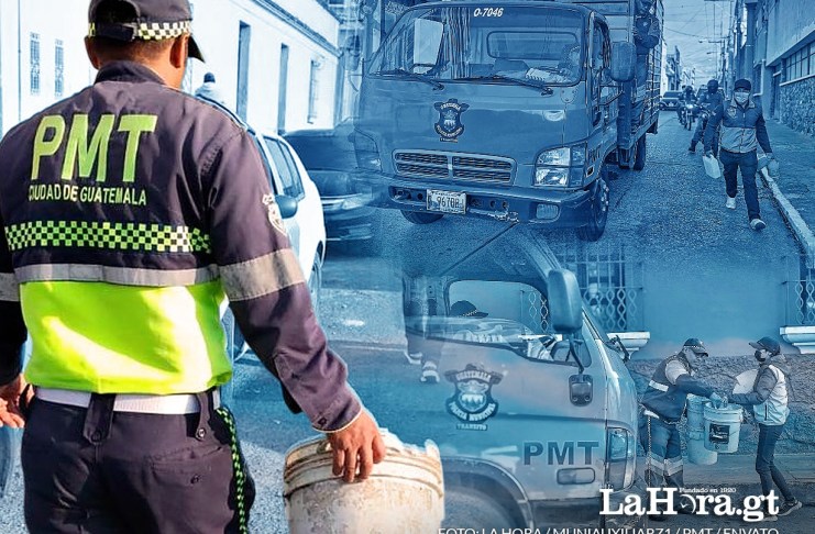 Las calles de la Ciudad de Guatemala apoderadas por "cuida de carros". Foto La Hora: Freepik.