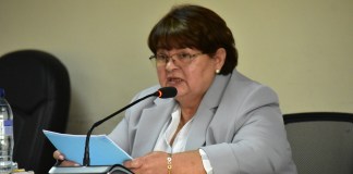 La jueza Patricia Verás confirma descartar la prueba reina contra la fiscal Paola Pimentel y el MP se queda sin sustento para acusarla. Foto La Hora: Daniel Ramírez.