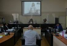 Tribunal de Mayor Riesgo A realiza juicio contra tres exagentes de PNC vinculados al Plan Gavilán. Foto La Hora: Fabricio Alonzo