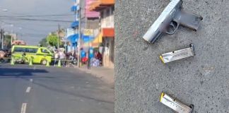 Presunto sicario herido y capturado tras enfrentamiento armado en zona 12 capitalina. Foto La Hora: PNC