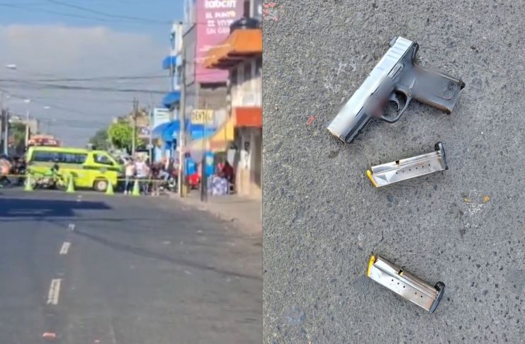 Presunto sicario herido y capturado tras enfrentamiento armado en zona 12 capitalina. Foto La Hora: PNC