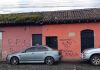 Pintas realizadas por presuntos aficionados de Alianza FC, en paredes de la Antigua Guatemala. Foto La Hora: Antigua Informa