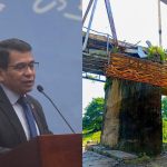 El Ministro Miguel Ángel Díaz Bobadilla expresa que la Antigüedad del Puente Mocá es una de las principales causas de su desplome.