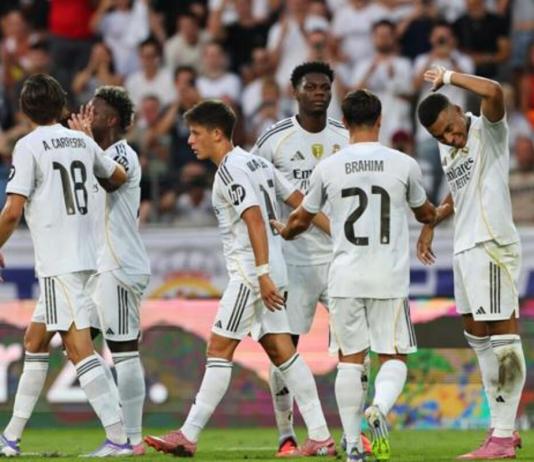 Este martes 19 de agosto, el Real Madrid abre su participación en la temporada 2025-2026 de LaLiga. Foto La Hora: EFE.