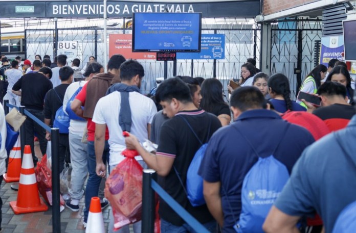 Guatemala ha recibido más de 3 mil 300 migrantes retornados en agosto de 2025