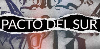 Representación del rompimiento del pacto del Sur. Arte la Hora: Alejando Ramírez