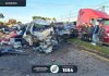 Un accidente de tránsito se registró la madrugada de este viernes 1 de agosto en el kilómetro 89 de la Ruta Interamerican. Foto La Hora: Bomberos Departamentales.