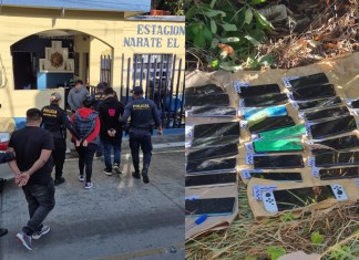 Capturan a cinco presuntos saqueadores de la banda “Los Quichelenses” en Sanarate. Foto La Hora: PNC.