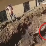 Cámara de seguridad capta el momento en que trabajador queda soterrado en Alta Verapaz
