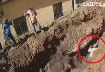 Cámara de seguridad capta el momento en que trabajador queda soterrado en Alta Verapaz