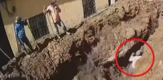 Cámara de seguridad capta el momento en que trabajador queda soterrado en Alta Verapaz