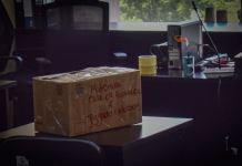 Personal administrativo inició el traslado de los Juzgados contra extorsiones hacia la zona 9 capitalina. Foto La Hora: Daniel Ramírez