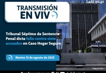En vivo: Tribunal Séptimo de Sentencia Penal dicta fallo contra siete acusados en Caso Hogar Seguro. Foto La Hora.