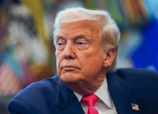 EE .UU. : Trump viaja a la cumbre con Putin en Alaska acompañado de la cúpula de su Gabinete. Foto La Hora: EFE.
