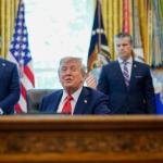 "Me llaman el presidente de Europa": Donald Trump. Foto La Hora: EFE.
