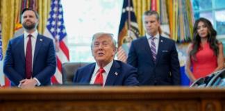 "Me llaman el presidente de Europa": Donald Trump. Foto La Hora: EFE.