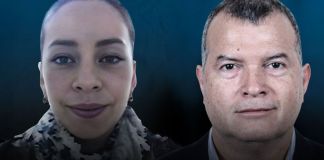 Viceministra de Infraestructura, Norma Zea y viceministro de Energía y Minas, Erwin Barr