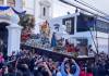 La procesión de la Virgen de la Asunción recorre calles y avenidas del Centro Histórico. Foto La Hora: José Orozco