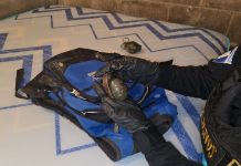 Según la PNC, el arsenal encontrado en Guanagazapa, Escuintla, podría haber sido utilizado en ataques contra las autoridades. Foto La Hora: PNC