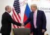 Fotografía de archivo del presidente ruso, Vladimir Putin (i), junto al mandatario de Estados Unidos, Donald Trump. Foto La Hora: EFE