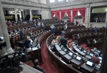 La ausencia de los diputados fue evidente en las curules en la plenaria del 29 de julio. Foto: La Hora / José Orozco