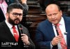 Los diputados Héctor Aldana y Cristian Alvarez se acusaron en el Pleno este 21 de agosto. Arte y Foto: La Hora / Alejandro Ramírez y José Orozco