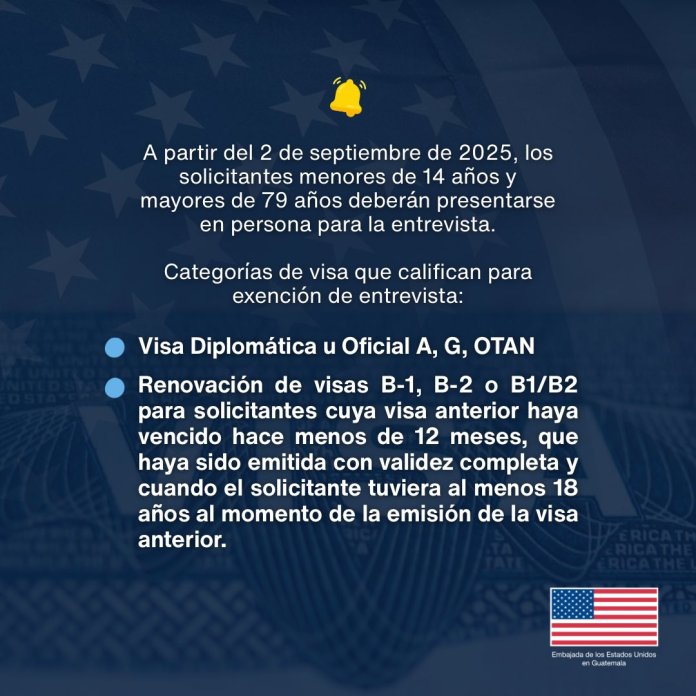 visas embajada US