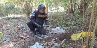 PNC localiza artefactos explosivos en Champerico, Retalhuleu PNC localiza artefactos explosivos en Champerico, Retalhuleu