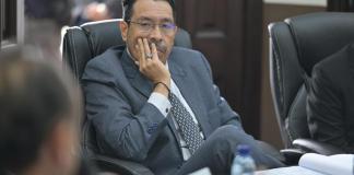 Walter Figueroa, viceministro de Finanzas, amplió detalles del proyecto de presupuesto general 2026. Foto: La Hora / Fabricio Alonzo