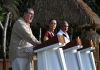 Presidentes de Guatemala, México y Belice firmaron acuerdo para la creación del corredor biocultural. Foto La Hora: SCSP