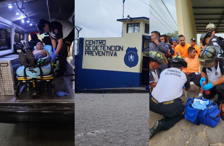 Guardia penitenciario y reo resultan heridos tras hecho armado dentro del centro preventivo de la zona 18.
