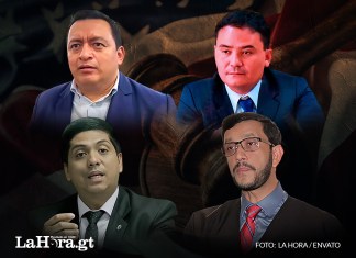 ¿Quiénes son los jueces sancionados por EE. UU. y que fueron reconocidos por el día del juez? Diseño: La Hora / Alejandro Ramírez.