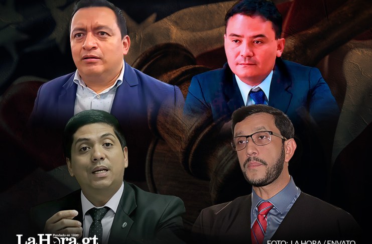 ¿Quiénes son los jueces sancionados por EE. UU. y que fueron reconocidos por el día del juez? Diseño: La Hora / Alejandro Ramírez.