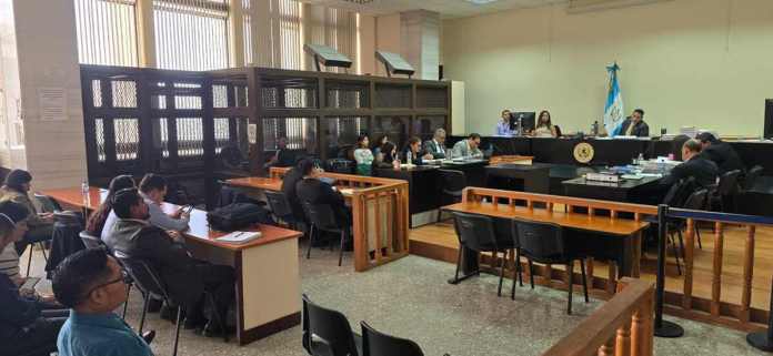 El Juzgado de Mayor Riesgo B continúo con la primera declaración en contra de la banda Los Mexicanos. Foto La Hora: Sergio Osegueda