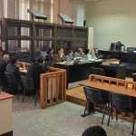 Juzgado de Mayor Riesgo B inició primera declaración de supuestos integrantes de la banda Los Mexicanos. Foto La Hora: Sergio Osegueda